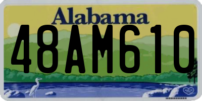 AL license plate 48AM610