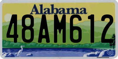 AL license plate 48AM612