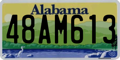 AL license plate 48AM613