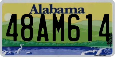 AL license plate 48AM614