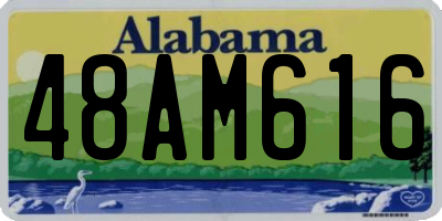 AL license plate 48AM616