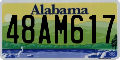 AL license plate 48AM617