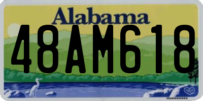 AL license plate 48AM618