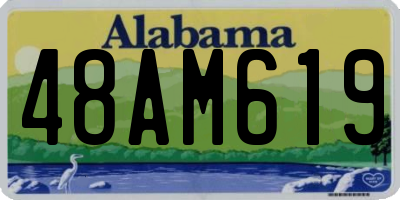 AL license plate 48AM619