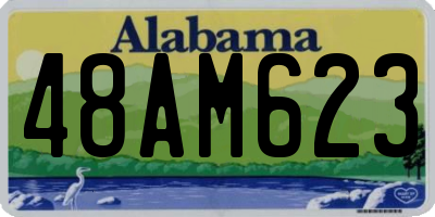 AL license plate 48AM623