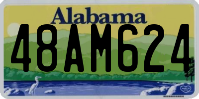 AL license plate 48AM624