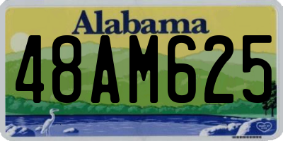 AL license plate 48AM625