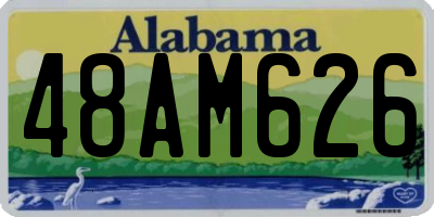 AL license plate 48AM626