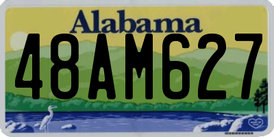 AL license plate 48AM627