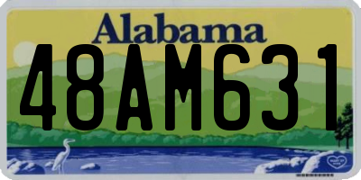 AL license plate 48AM631