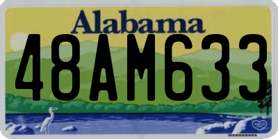 AL license plate 48AM633
