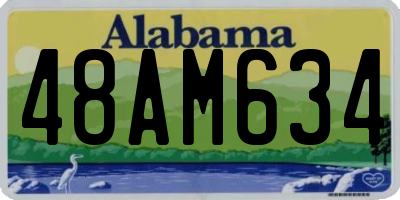 AL license plate 48AM634