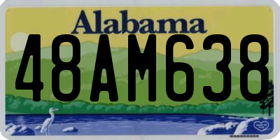 AL license plate 48AM638