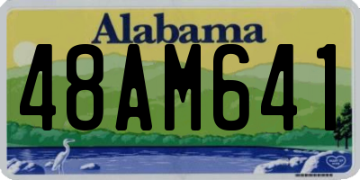 AL license plate 48AM641