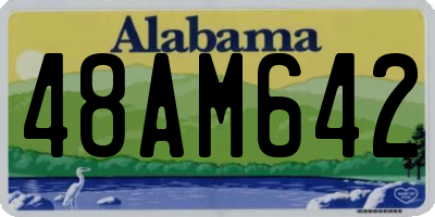AL license plate 48AM642