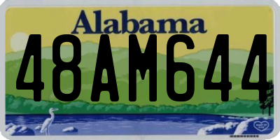 AL license plate 48AM644