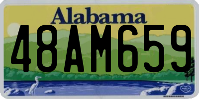AL license plate 48AM659