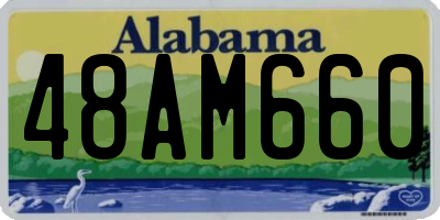 AL license plate 48AM660