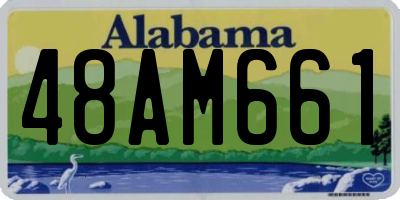 AL license plate 48AM661