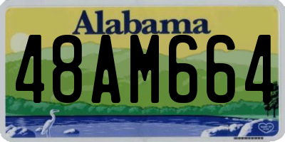 AL license plate 48AM664