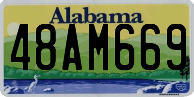 AL license plate 48AM669