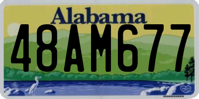 AL license plate 48AM677