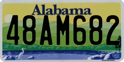AL license plate 48AM682