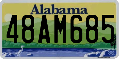 AL license plate 48AM685