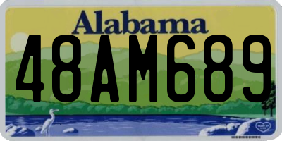 AL license plate 48AM689