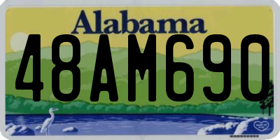 AL license plate 48AM690
