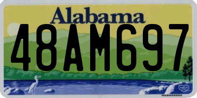 AL license plate 48AM697