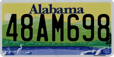 AL license plate 48AM698