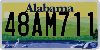 AL license plate 48AM711