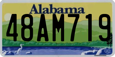 AL license plate 48AM719