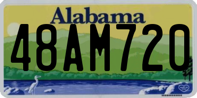 AL license plate 48AM720