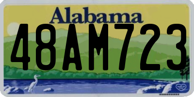 AL license plate 48AM723