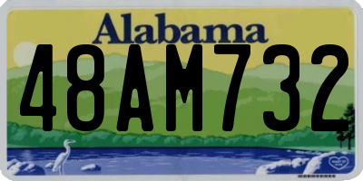 AL license plate 48AM732