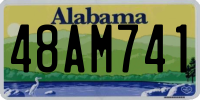 AL license plate 48AM741