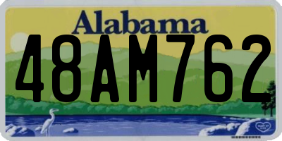 AL license plate 48AM762