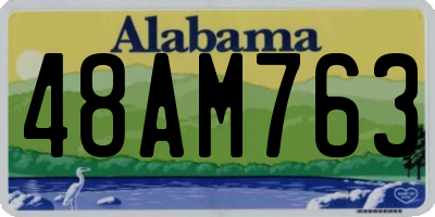 AL license plate 48AM763