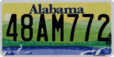 AL license plate 48AM772