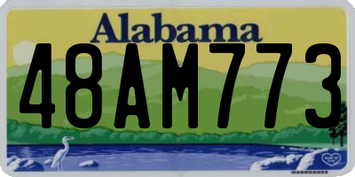 AL license plate 48AM773