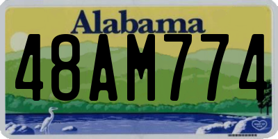 AL license plate 48AM774