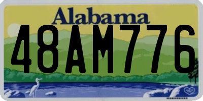 AL license plate 48AM776