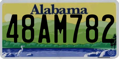 AL license plate 48AM782