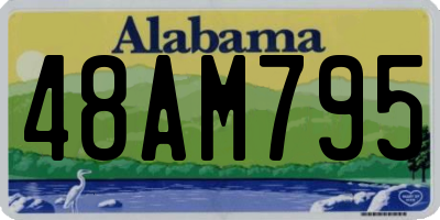 AL license plate 48AM795