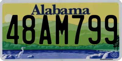 AL license plate 48AM799