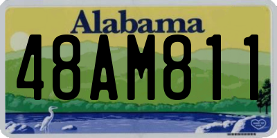 AL license plate 48AM811