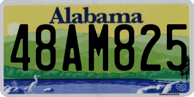 AL license plate 48AM825