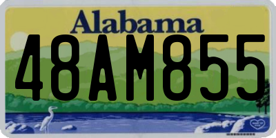 AL license plate 48AM855